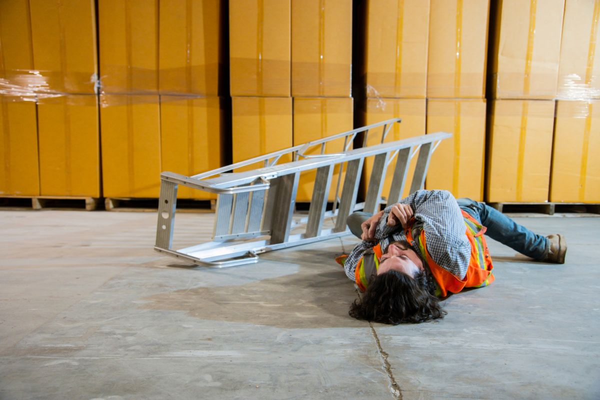 ladder fall